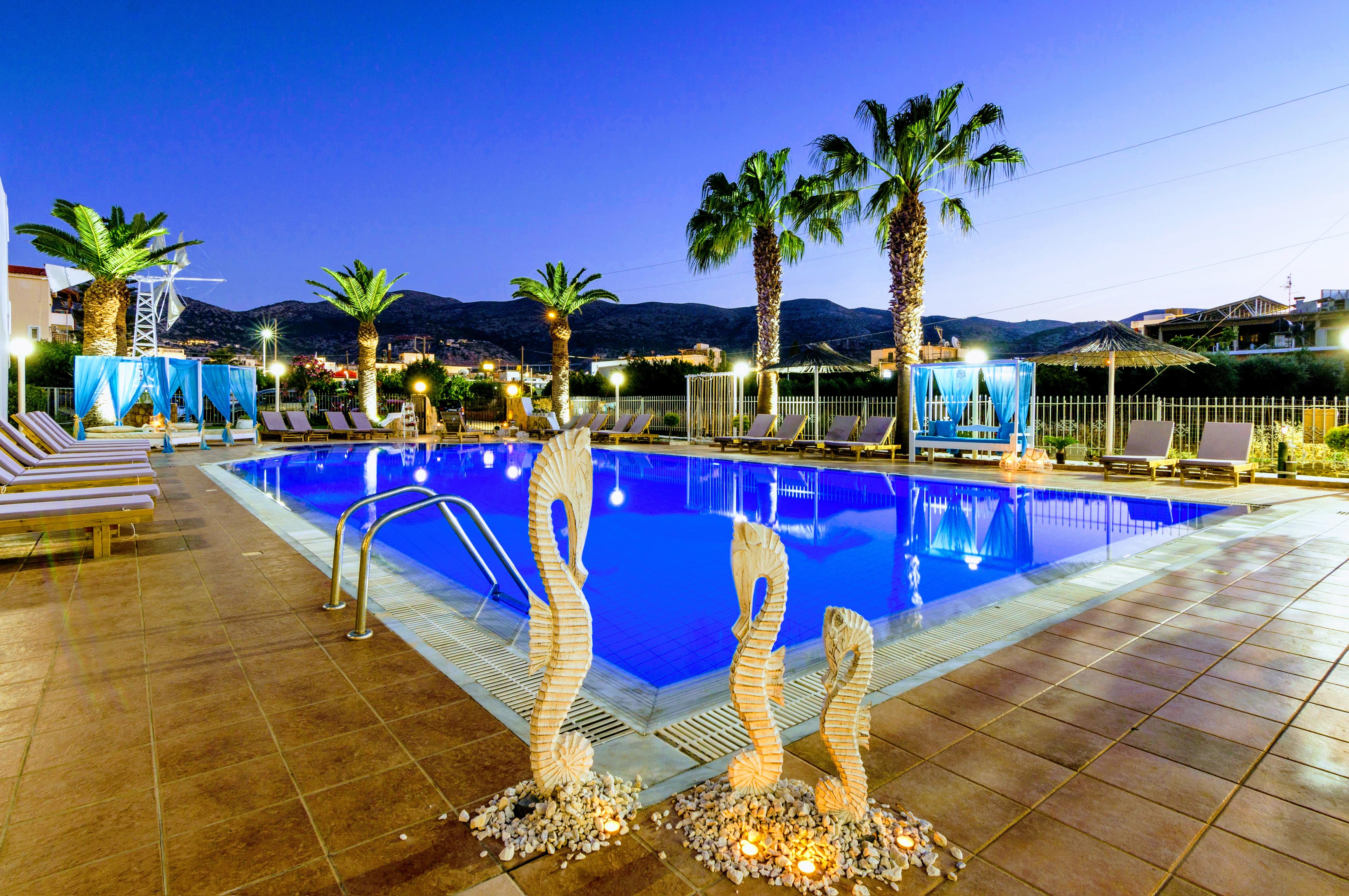 Stelios Gardens Hotell Malia Exteriör bild