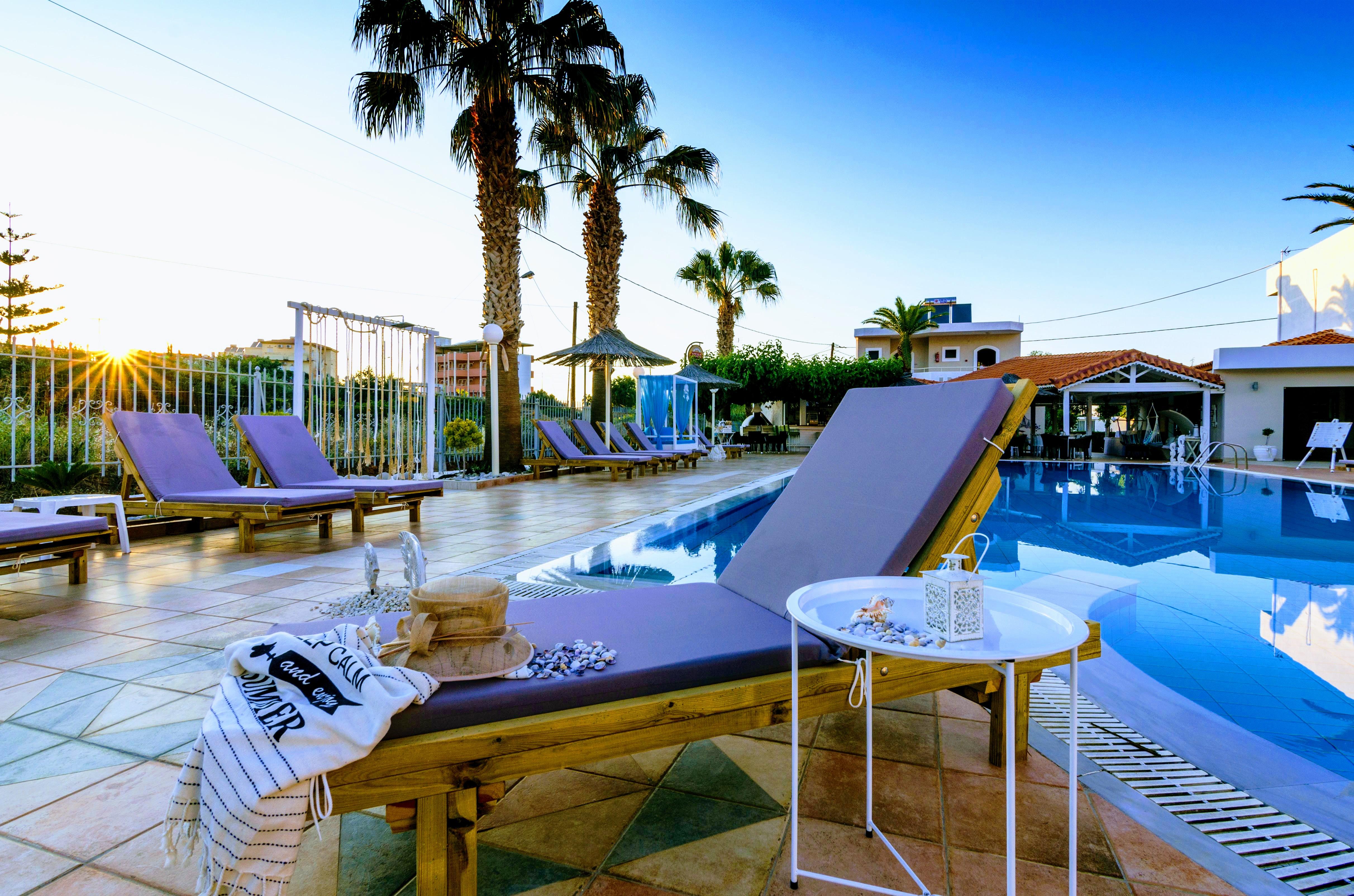 Stelios Gardens Hotell Malia Exteriör bild