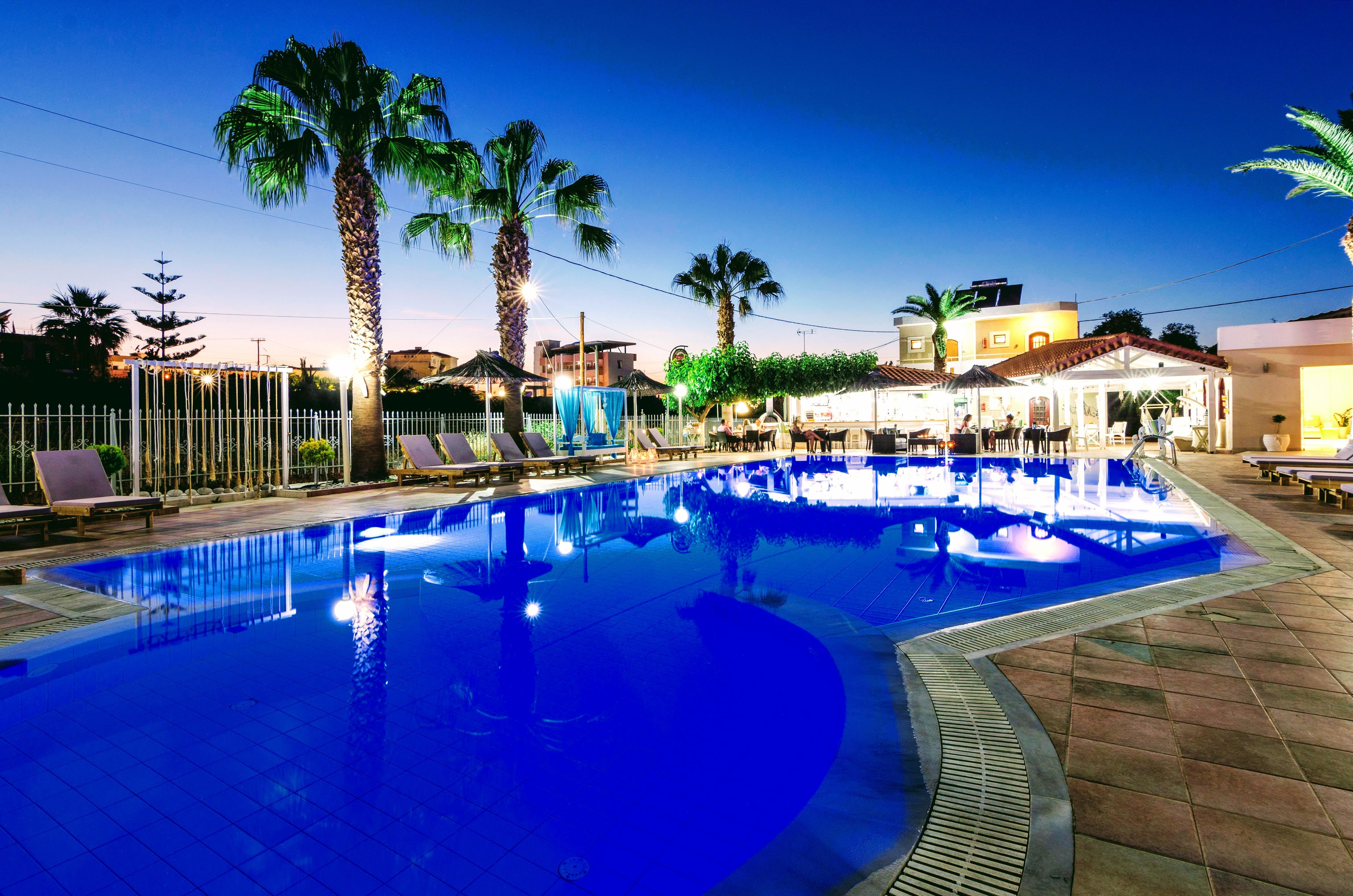 Stelios Gardens Hotell Malia Exteriör bild