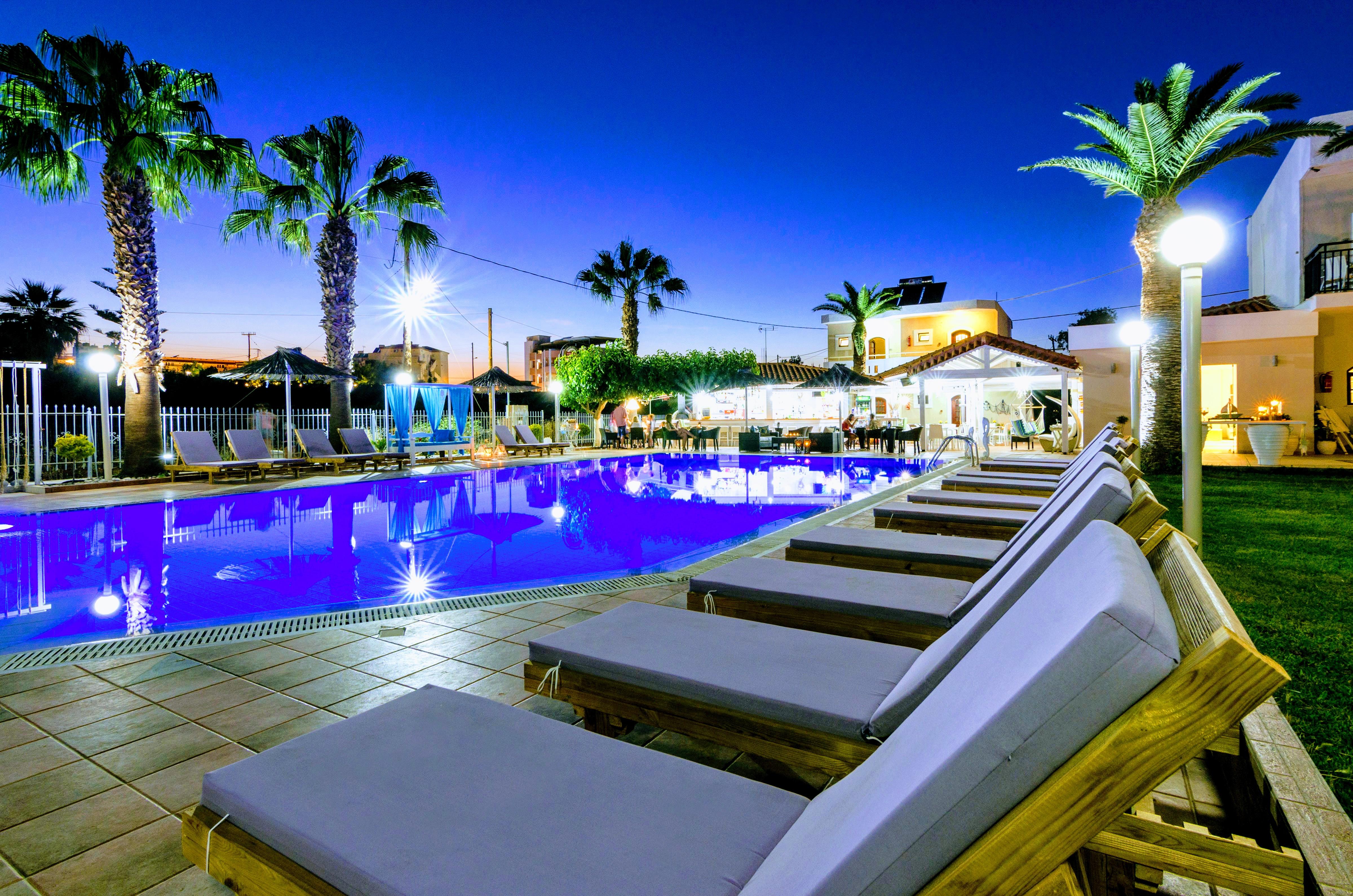 Stelios Gardens Hotell Malia Exteriör bild