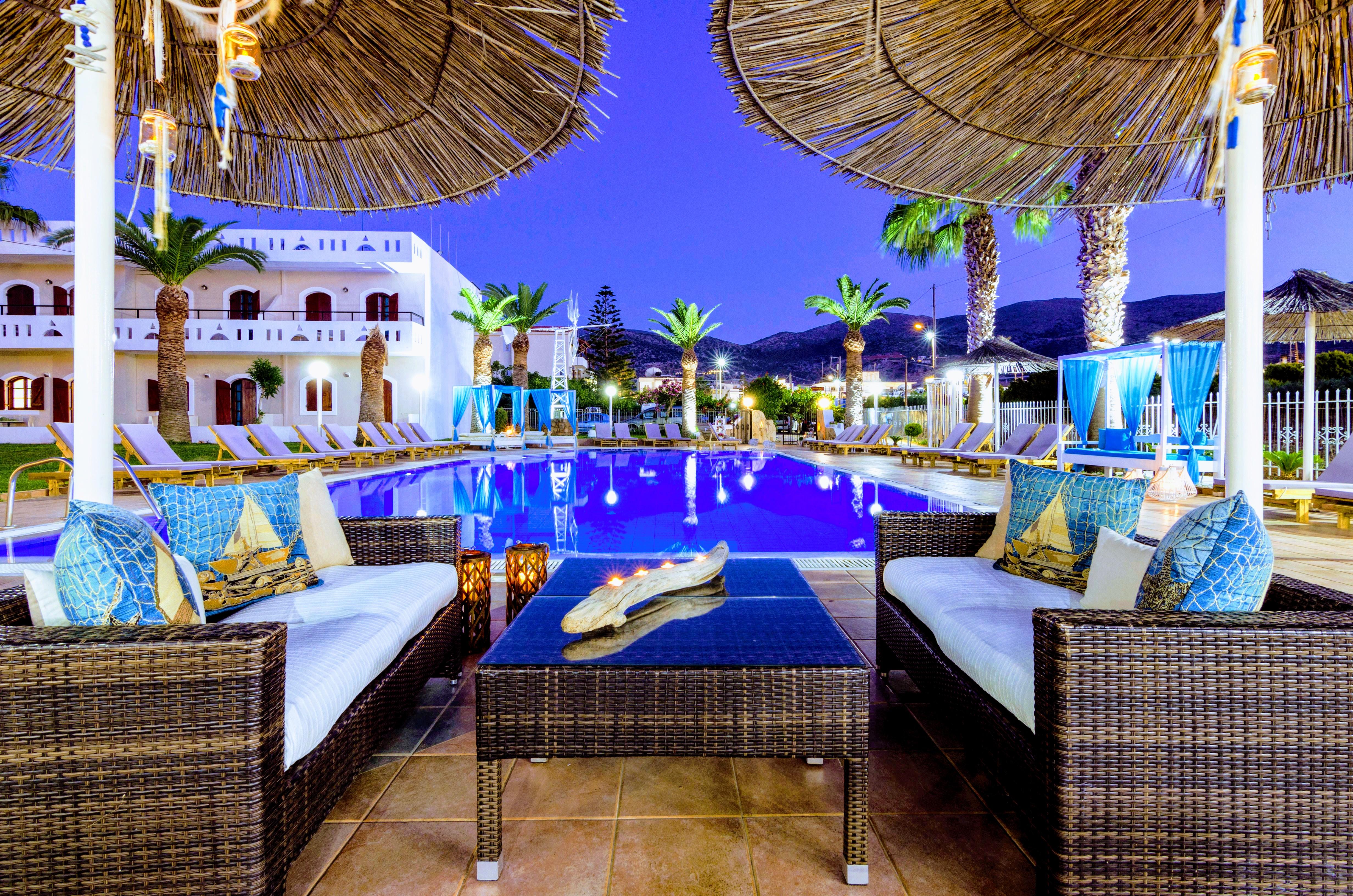 Stelios Gardens Hotell Malia Exteriör bild